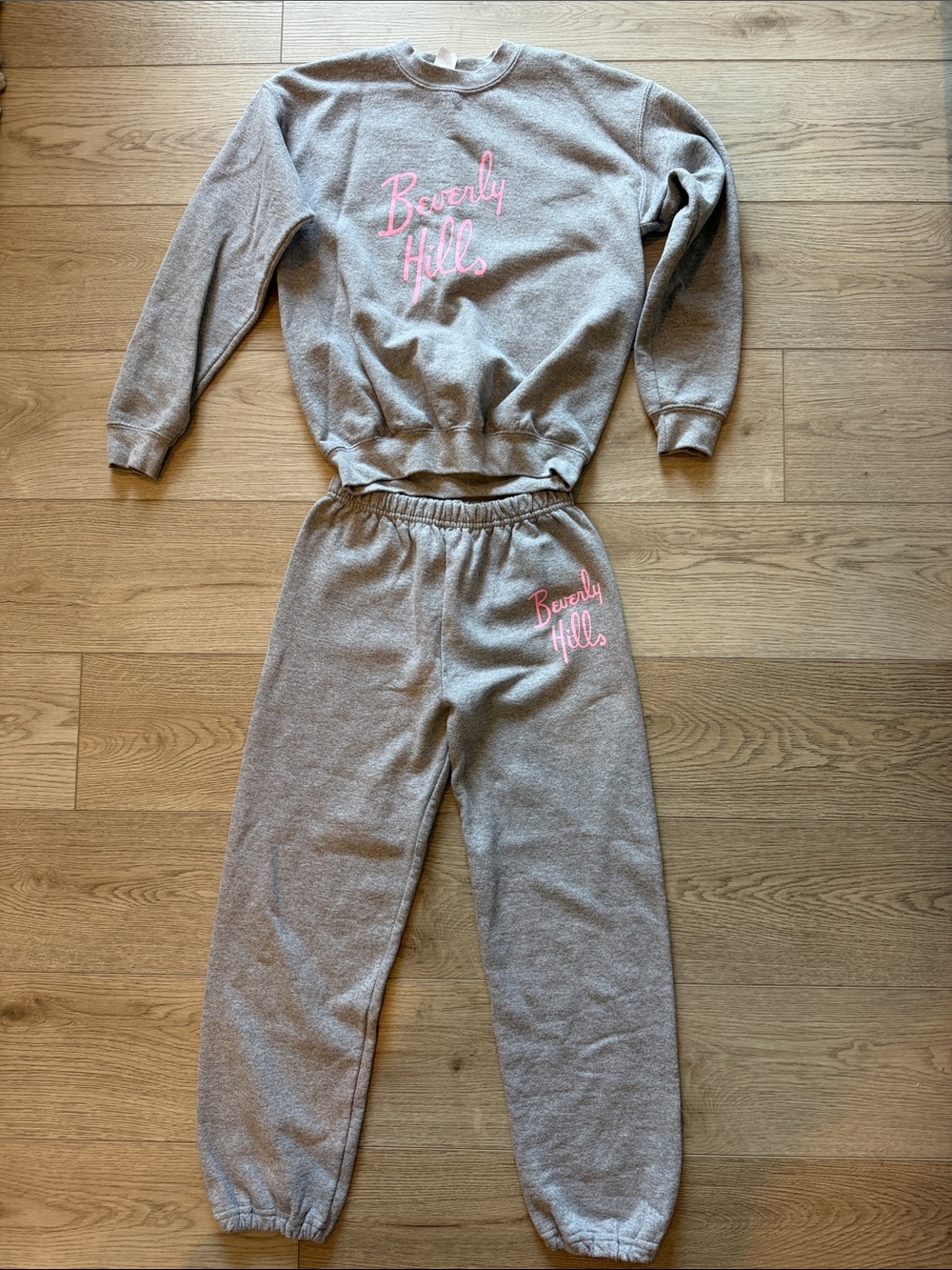 Beverly Hills Kids Gray Sweatsuit set